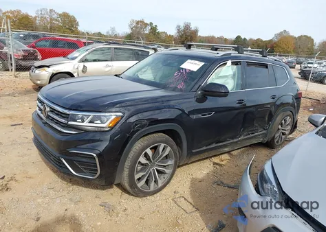 2022 Volkswagen Atlas 3.6L V6 Sel Premium R-Line из США, поврежденный, VIN 1V2FR2CA1NC515416